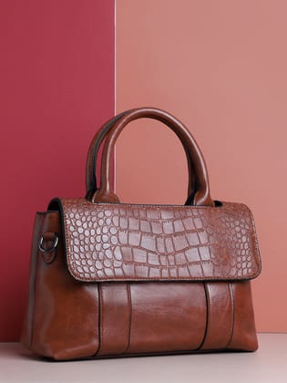 Aphrodite Brown Handbag-Handheld Bag