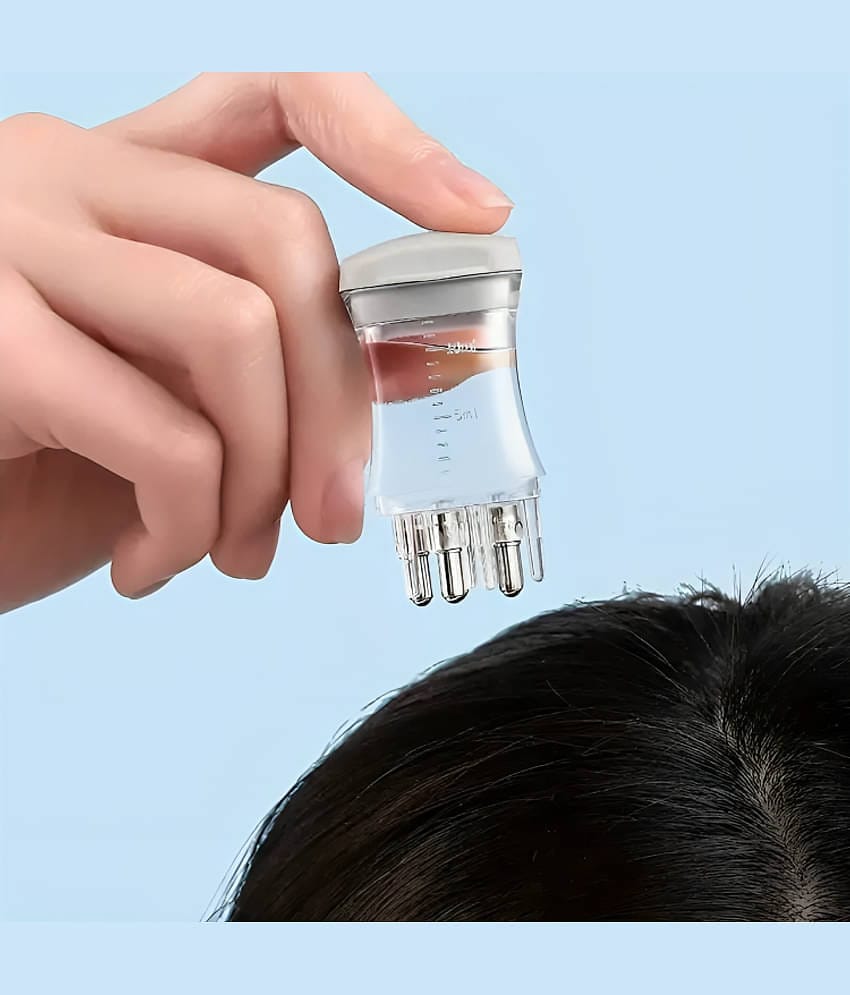 Purple Dust Hair oil scalp applicator tool for hair | Small Serum & oil applicator for scalp and massager (Pack of 1)