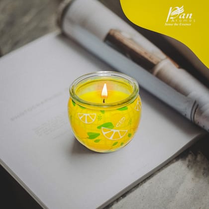 Shrink Sleeve Scented Candle – Lemon Grass (85g)-Lemon Grass