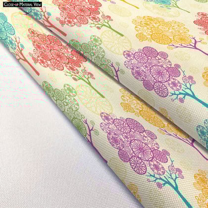 Abstract Trees Apron | Adjustable, Free Size & Waist Tiebacks-Cotton Canvas / Waist to Feet; Free Size; 24x36 inch (61x91 cms)