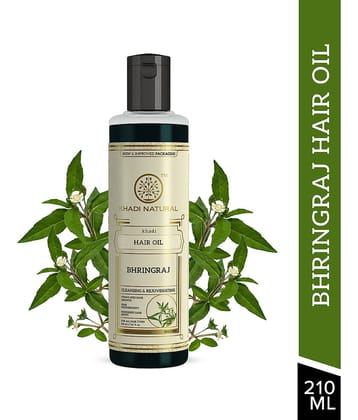 khadi natural Nourishment Bhringraj Oil 210 ml ( Pack of 1 )