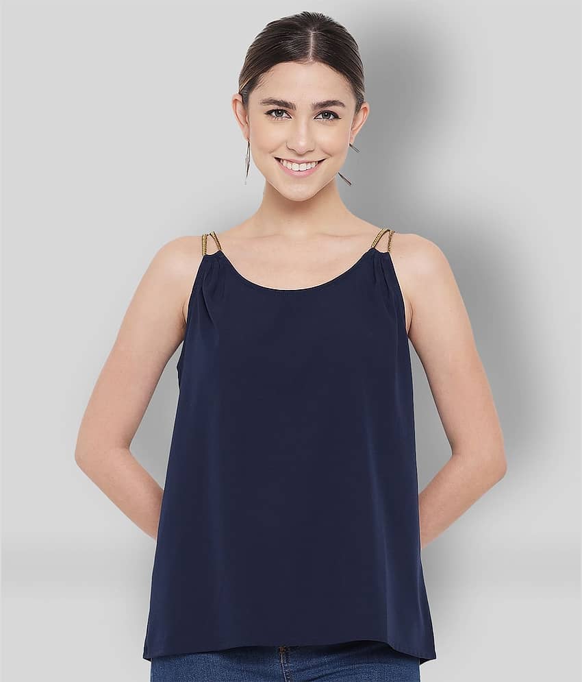 ALL WAYS YOU Women's Polyester Regular Top ( Blue )