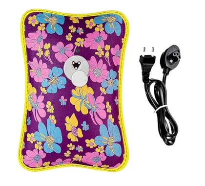 Premium Electric Hot Water Bag | Rechargeable Gel Heating Pad for Pain Relief  1 QTY (ASSORTED)