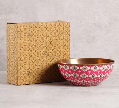 India Circus Ruby Lattice Treasures Bowl