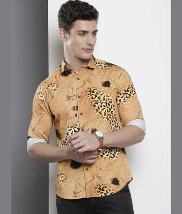 The Indian Garage Co Men Slim Fit Animal Printed Opaque Casual Shirt - None