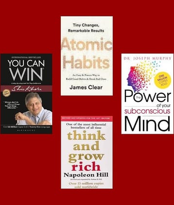 You Can Win + Atomic Habits +  Think And Grow Rich + The Power of your subconscious mind