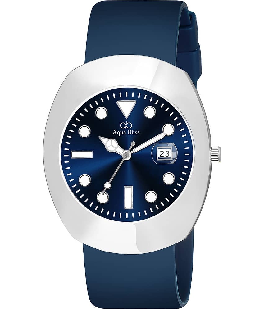 AQUA BLISS - Blue Silicon Analog Men's Watch