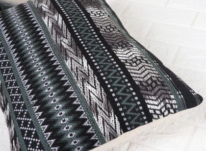 Indihomecraft Handicraft Jacquard Cotton Cushion Cover | Hand Stitched Embroidery | Decorative Boho Cushion Cover for Sofa Couch Swing Chair Living Room & Bedroom 14 x 20 Inches, Pack of 1 Indihomecraft Handicraft Jacquard Cotton Cushion Cover | Hand Stitched Embroidery | Decorative Boho Cushion Cover for Sofa Couch Swing Chair Living Room & Bedroom 14 x 20 Inches, Pack of 1