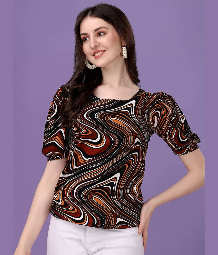 Sheetal associates Women's Polyester Regular Top ( Multicolor )