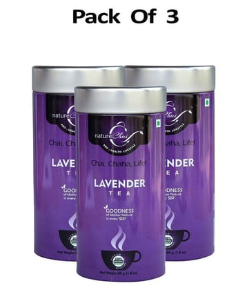 nature Chai Lavender Tea Loose Leaf 50 gm Pack of 3