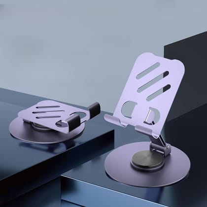 360 Multifunction Metal Desk Mobile Stand ( Multicolour )