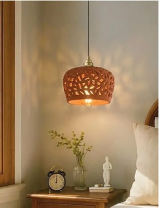 Bindu Terracotta  Pendant  Light  13 Cm X 19 cm