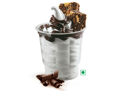 Chocolate Brownie Sundae