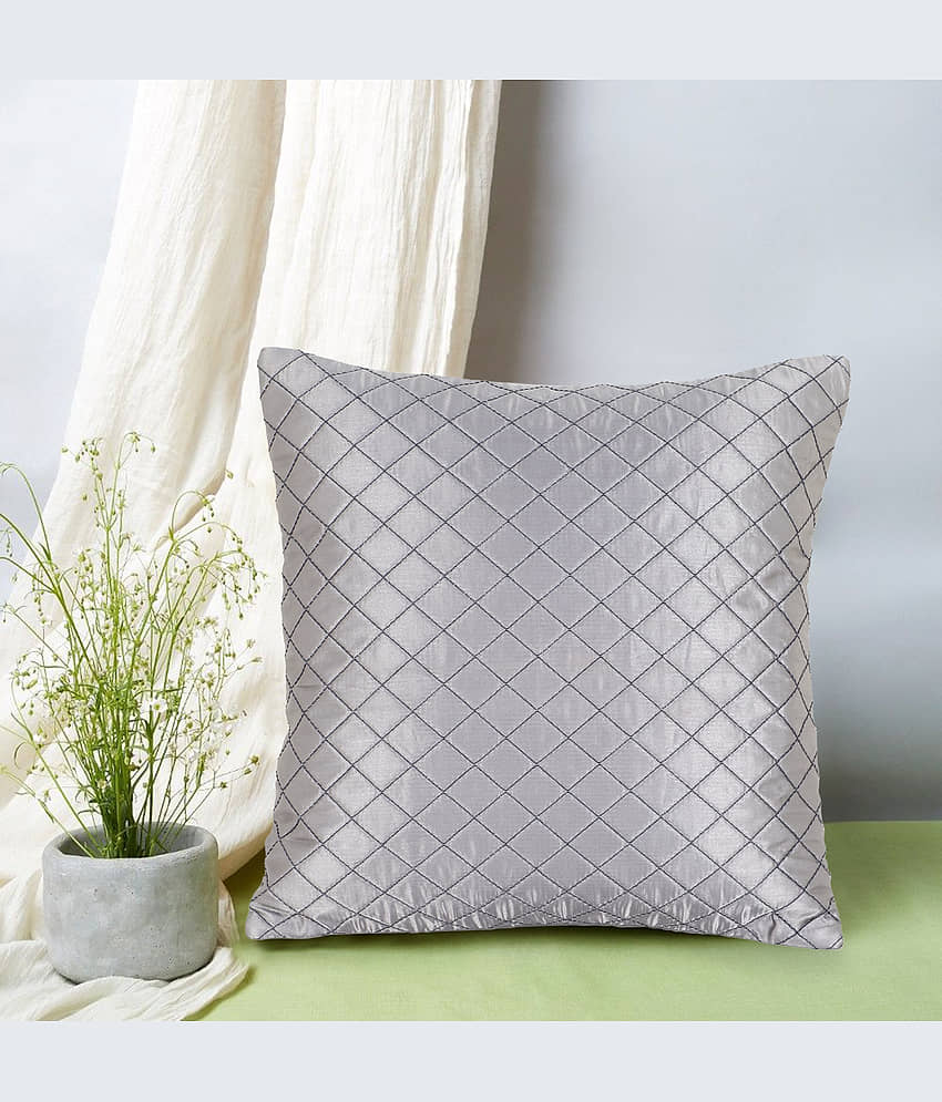 mezposh Single Satin Cushion Covers 35X35 cm (14X14)