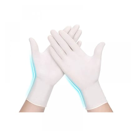 LATEX DISPOSABLE WITH POWDER 1 Box 100 Pcs