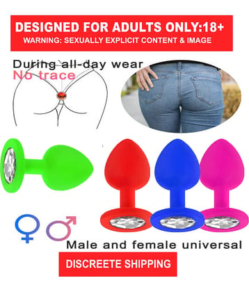 Butt Plug Silicone Anal Plug Jewel Multicolour Color Anal Toys Sex Toys For Women male sexy toy annal plugs for men sexy products low price adult products male prostate massager sexy toys women