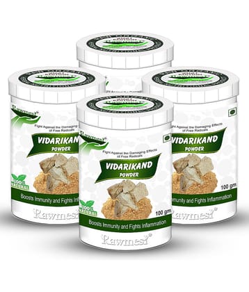 rawmest Vidarikand 400 gm Multivitamins Powder Pack of 4