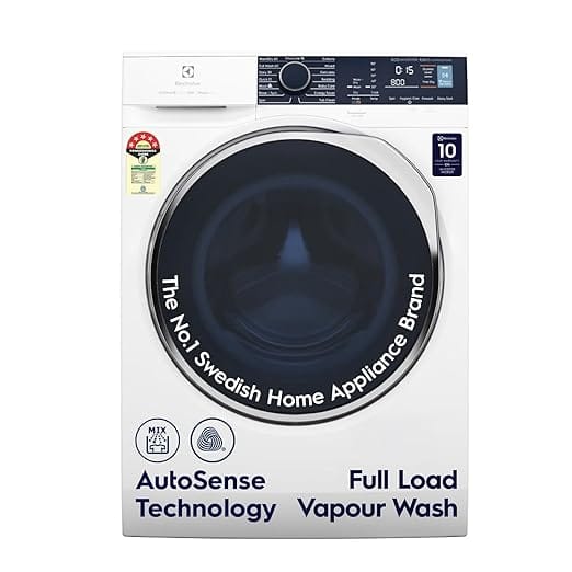 Electrolux 9kg / 6kg 5 Star Fully Automatic Front Load Washer Dryer with UltraMix,EWW9024P5WB