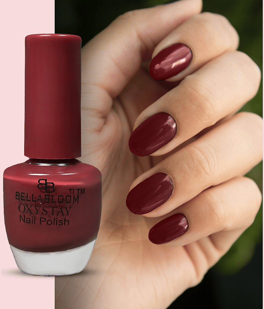 BELLABLOOM Dark Rust Nail Polish, Long Lasting, Glossy Finish, 10ml (Pack of 1 )