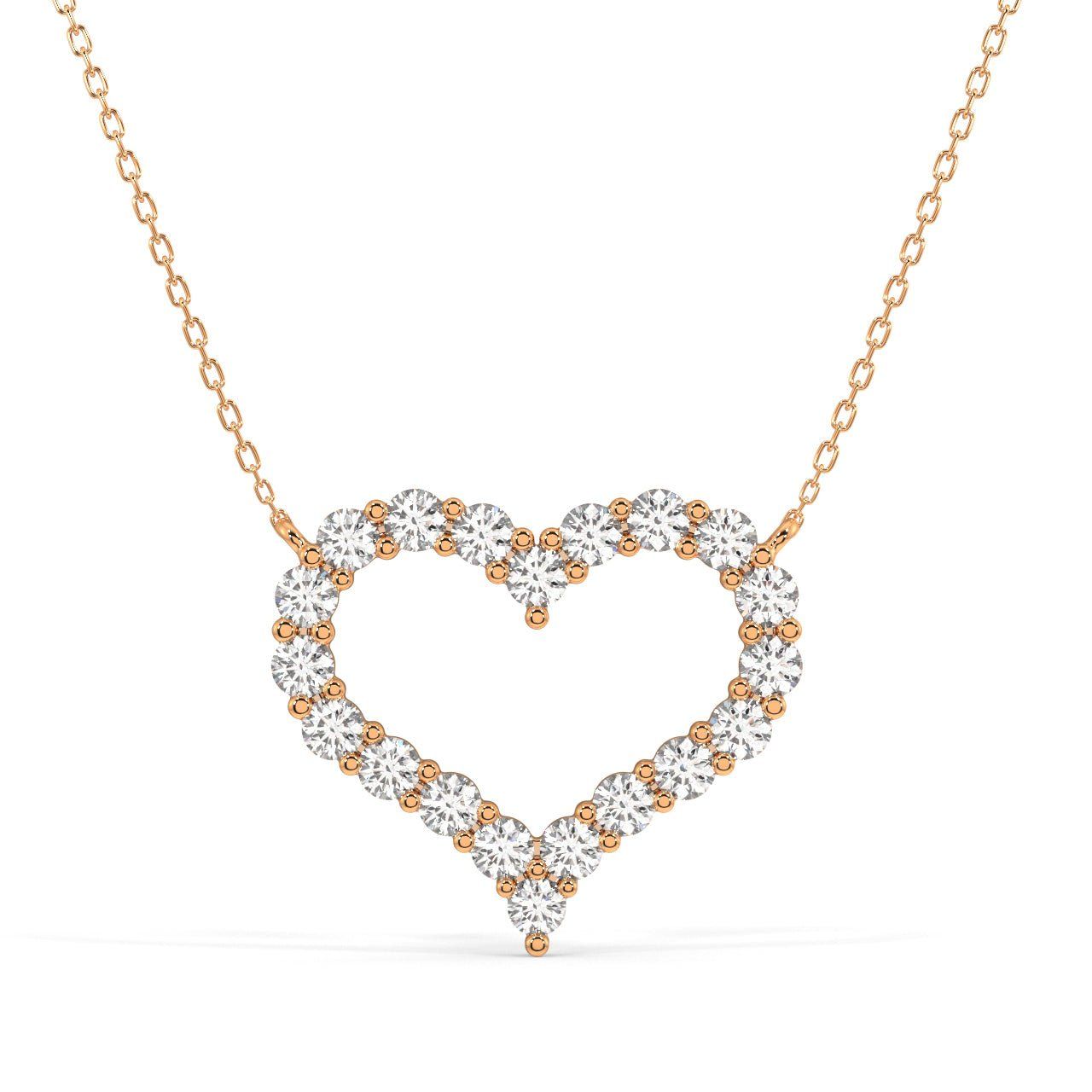 Daisy Love Necklace WHITE GOLD