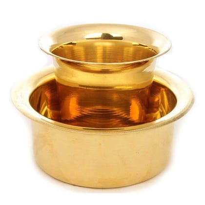 Brass Davra / Davara / Dabara Vati Set Coffee Tumbler Set, (BCMAS145 A)