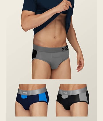 XYXX Pack of 3 Modal Briefs For Men's ( Multicolor )