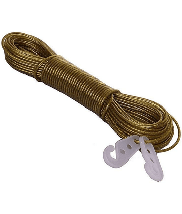 Plastic Coated Steel Cloth Drying Wire Rope Clothesline- 20 Meter
