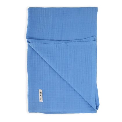 Buddy Woven Muslin Magic - Safari-100x100 cm / Blue