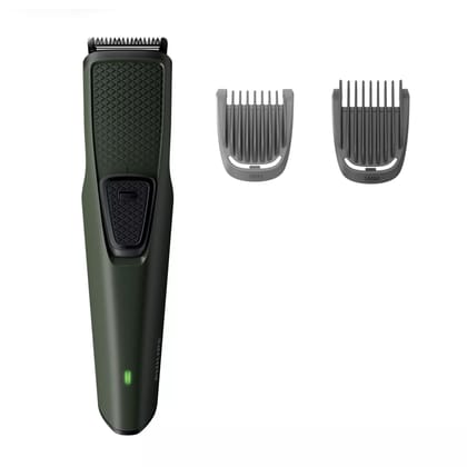 Philips Corded Electric BT1230/15 Skin-friendly Beard trimmer for Men, Dura Power Technology, Cordless Rechargeable with USB Charging, Charging indicator, Travel lock Philips Corded Electric BT1230/15 Skin-friendly Beard trimmer for Men, Dura Power Techn