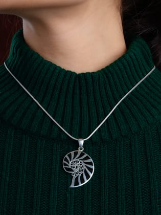Golden Ratio Black Onyx Pendant