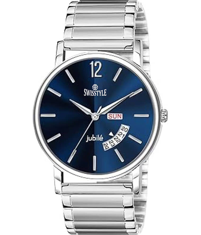 Swisstyle Silver Stainless Steel Analog Men's Watch