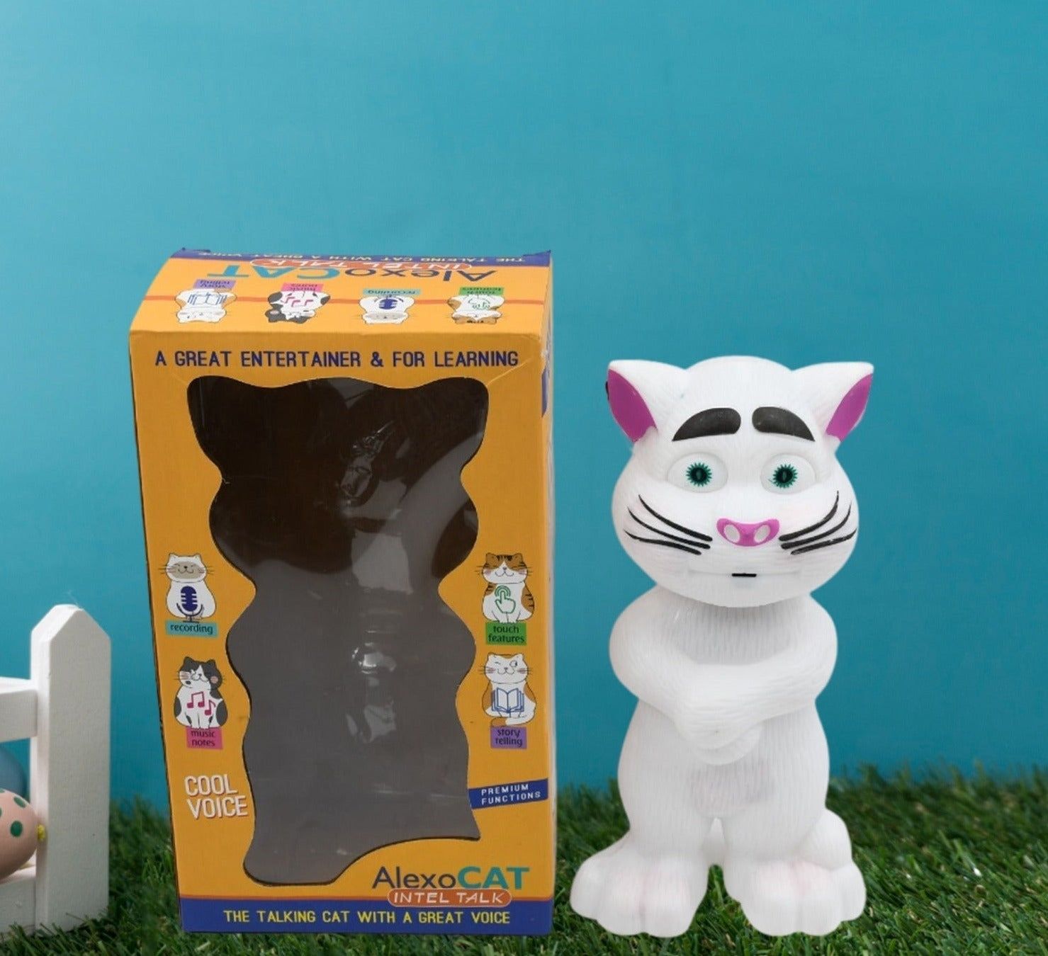 Talking, Mimicry, Touching Tom Cat Intelligent Interactive Toy with Wonderful Voice for Kids, Children Playing