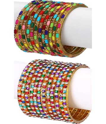 Somil Designer Wedding Fancy Glass Bangle Set For Party, Marriage, Function And Daily Use