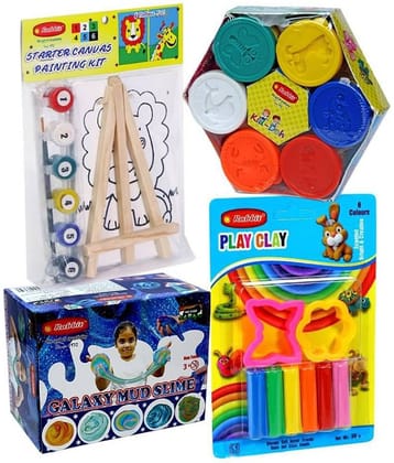 RABBIT - Plastic Art and Craft kit (Pack of 4)