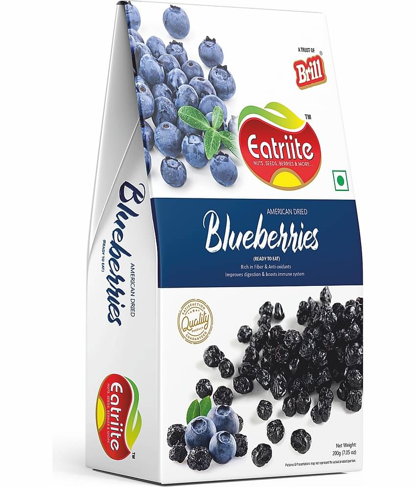Eatriite American Dried Blueberries (Sweetend & Dried American Blueberry) (200 g)