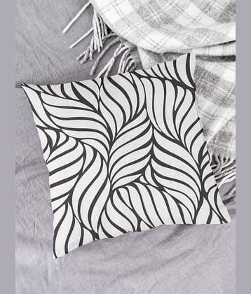 Houzzcode - Water Repellent White Polyester Pillow Covers 40x40x3 ( Pack of 1 )