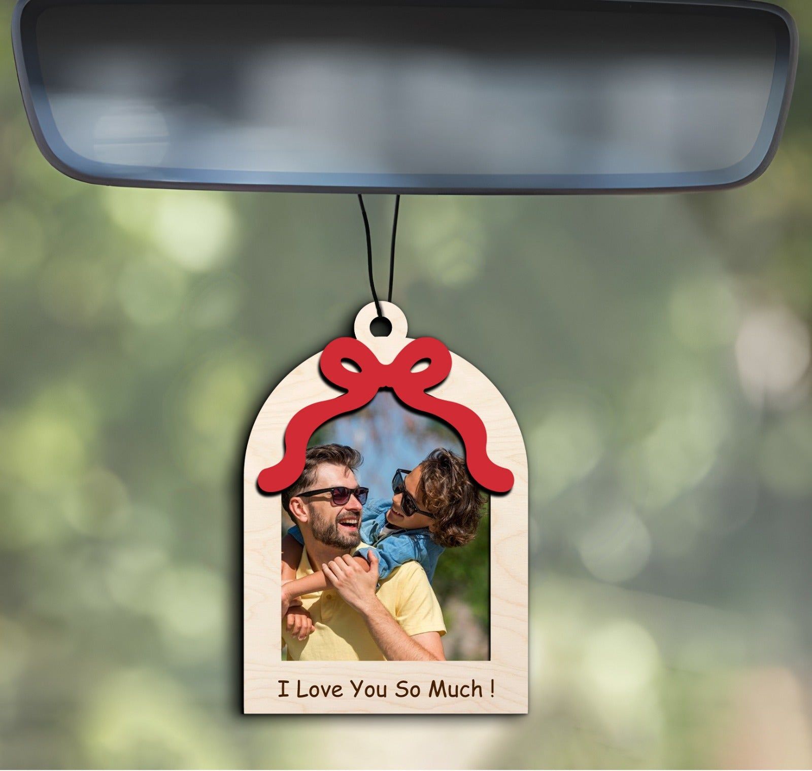 Personalised Photo Car Hanger