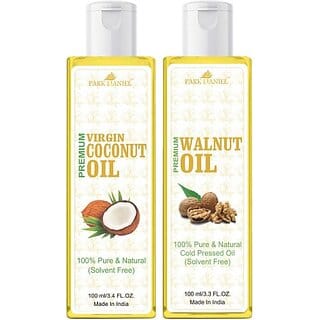 PARK DANIEL Coconut Oil &amp; Walnut Oil Combo Pack Of 2 bottle of 100 ml(200 ml) (200 ml)