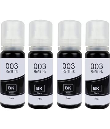 TEQUO 003 L3110 Ink Black Pack of 4 Cartridge for 003 Ink for E_pson L3110 L3150 L3115 L3116 L3101 L3210 L3215 L3216 L3250 L3151 L3152 L3156