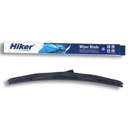 VARROC Wiper Blade Premium 432 mm 17 in | Smooth & Silent Cleaning | Works in All Weathers | Anti-Corrosion Frame | Size 17-Inch