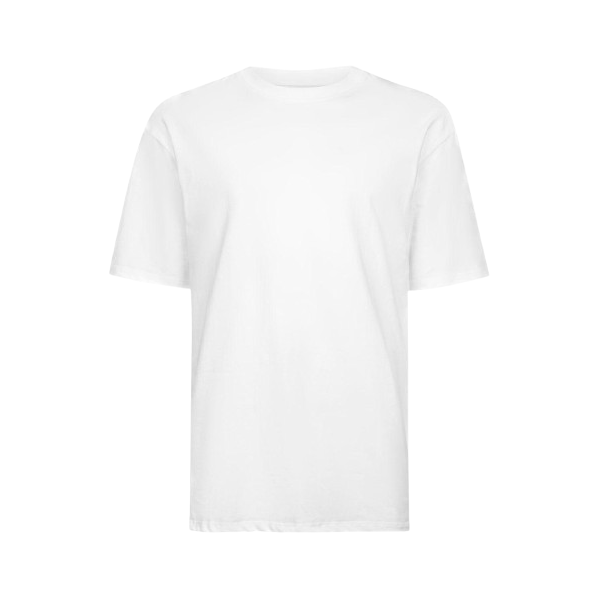 Oversized T-Shirt, White, S (Unisex)