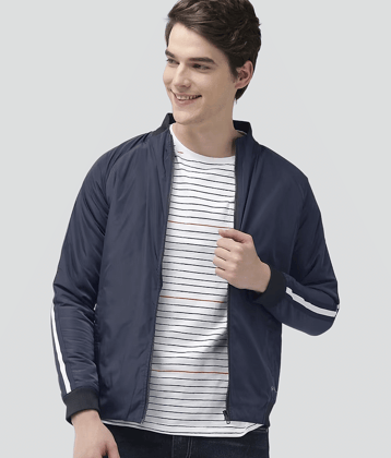 PP Kurtis Polyester Men's Casual Jacket - Blue ( Pack of 1 )