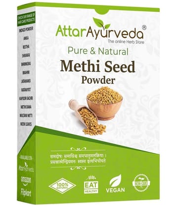 Attar Ayurveda Methi Seed Powder For Hair Growth - 200 g | Fenugreek Powder