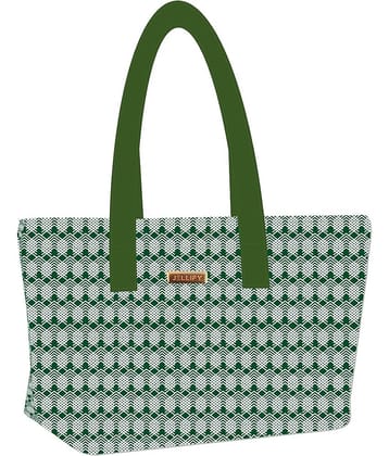 Jellify - Green Canvas Shopping Bag Pack of 1