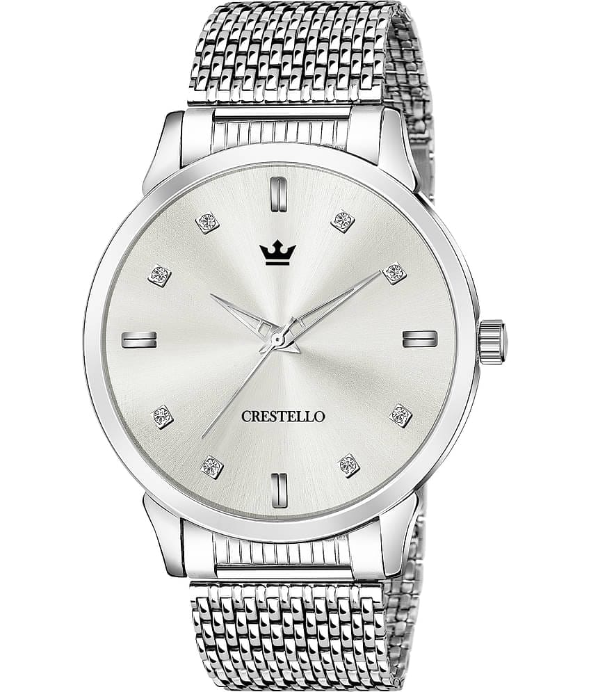 Crestello - Silver Metal Analog Men's Watch