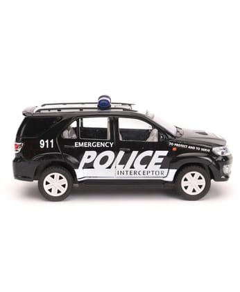 Toys Plastic Police Interceptor Fortune Pull Back Car, Number Of Pieces: 1, Black, Kid