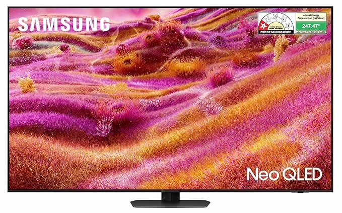 Samsung 138 cm (55 inches) 4K Ultra HD Mini-LED Neo-QLED Smart TV QA55QN90FAULXL (Titan Black)
