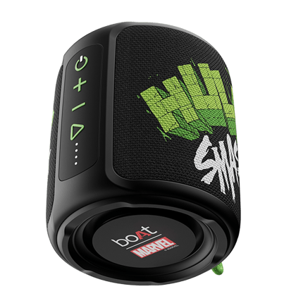 boAt Stone 352 Hulk Edition | Portable Speaker with 10W RMS Stereo Sound, 12 Hours Playback, TWS Technology, 2200mAh battery boAt Stone 352 Hulk Edition | Portable Speaker with 10W RMS Stereo Sound, 12 Hours Playback, TWS Technology, 2200mAh battery - Gr