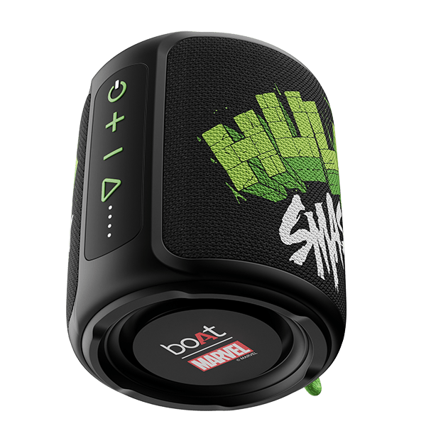 boAt Stone 352 Hulk Edition | Portable Speaker with 10W RMS Stereo Sound, 12 Hours Playback, TWS Technology, 2200mAh battery boAt Stone 352 Hulk Edition | Portable Speaker with 10W RMS Stereo Sound, 12 Hours Playback, TWS Technology, 2200mAh battery - Gr