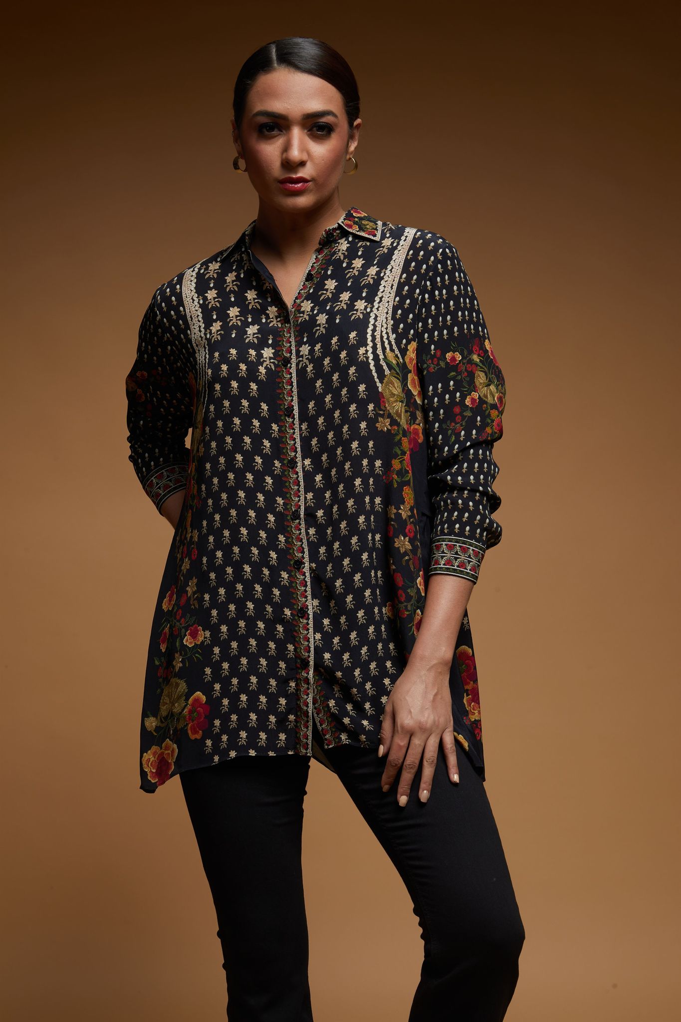 Black Color Shirt-Custom Tailored
